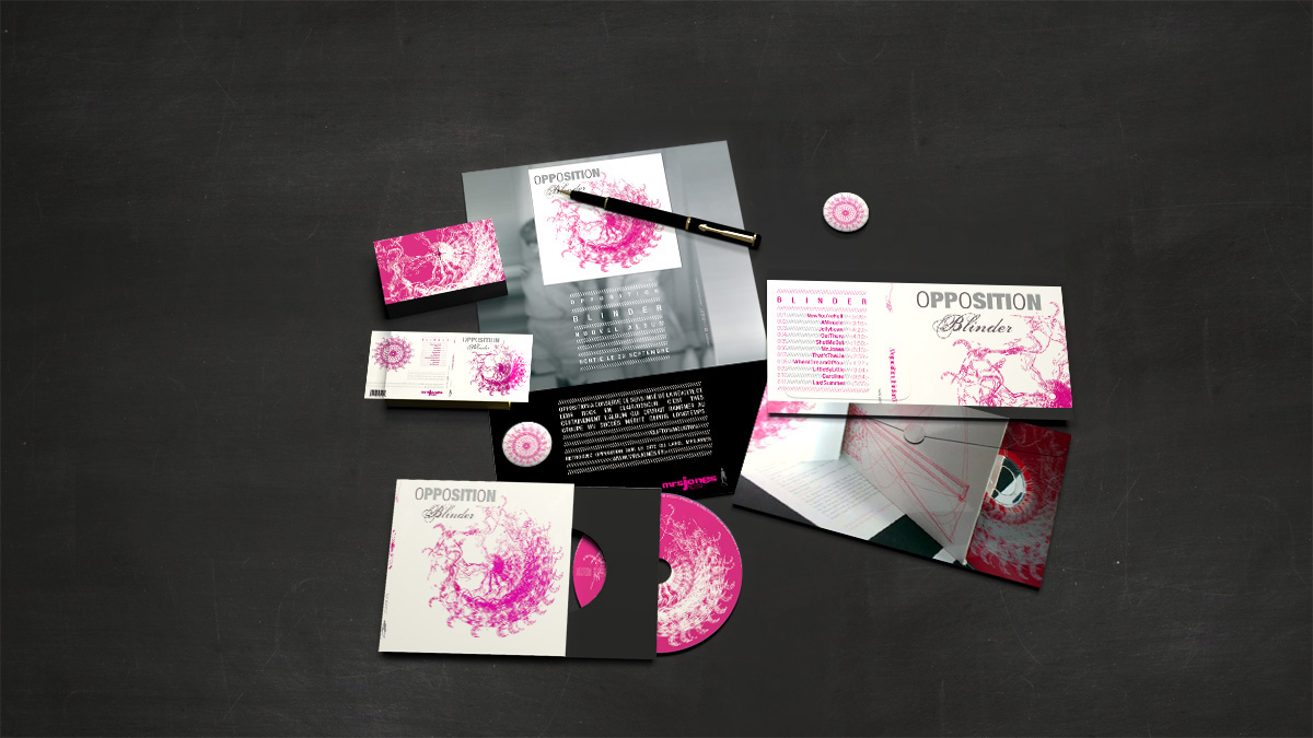 Opposition - création graphique pour un album